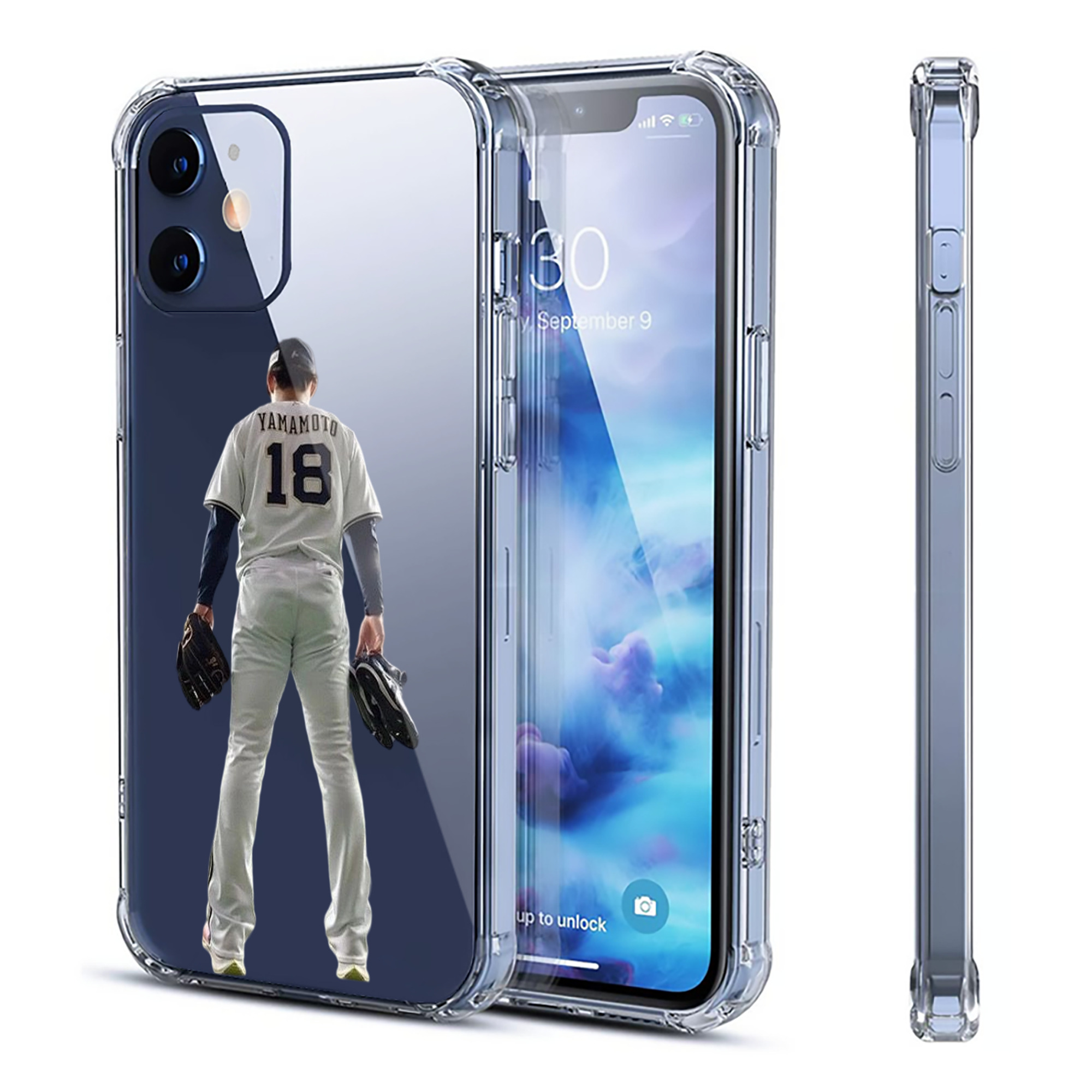  Clear IPhone 12 Case – Soft TPU With UV Print – Enhanced Drop Protection, Precise Fit, Anti-Fingerprint, Customizable Design, Scratch-Resistant, Yellow-Resistant